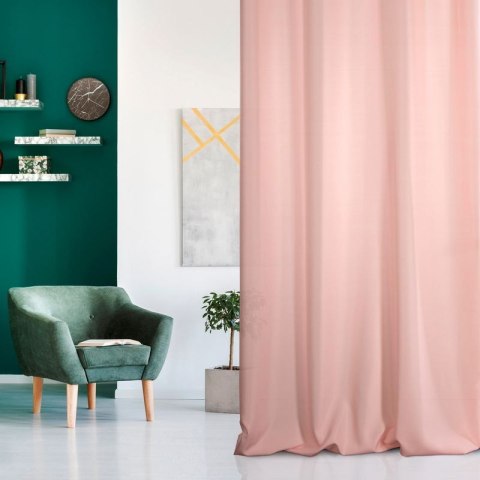 Zasłona z jednobarwnej, gładkiej tkaniny ADORE 140x250 cm kolor pudrowy Zasłona z jednobarwnej, gładkiej tkaniny ADORE 140x250 cm kolor pudrowy