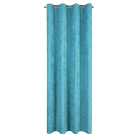 Zasłona gotowa JULIE 140x250 cm kolor turkusowy