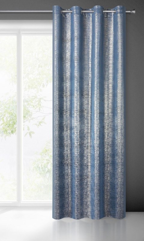 Zasłona gotowa MABEL 140x250 cm kolor granatowy