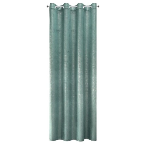 Zasłona gotowa MABEL 140x250 cm kolor turkusowy