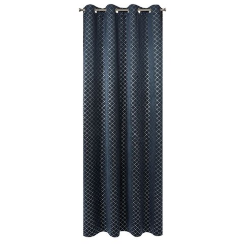 Zasłona gotowa KARINA 140x250 cm kolor granatowy