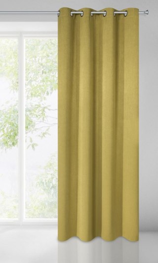 Zasłona gotowa ROSSIE 140x250 cm kolor musztardowy