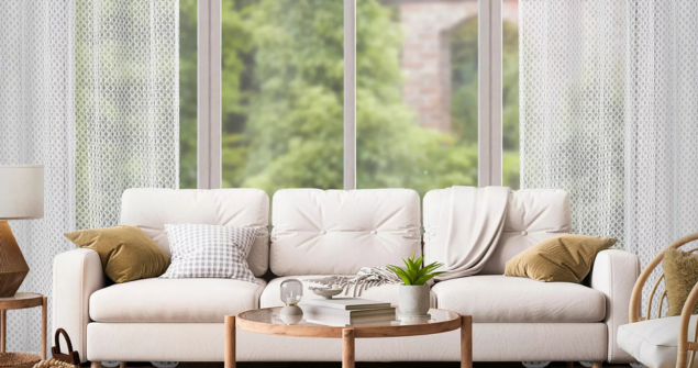 Firany żakardowe a prywatność – ile zasłaniają i jakie dają światło?